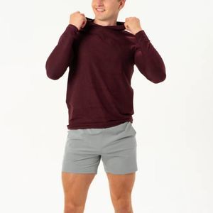 BEARBOTTOM Men's 5.5" Base Short (Lined) in Grey, Size M